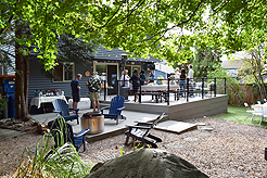 A GARDEN WEDDING RECEPTION